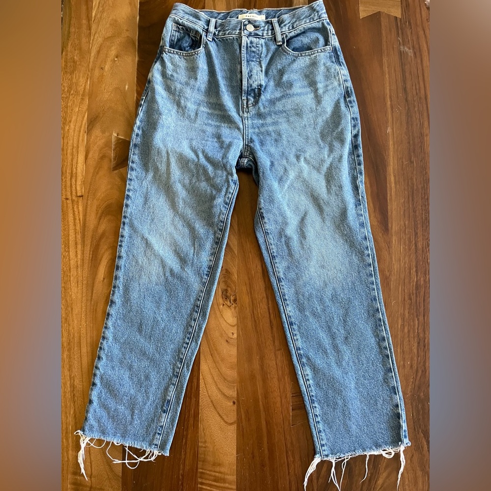 Pacsun light blue high rise mom jean size 27